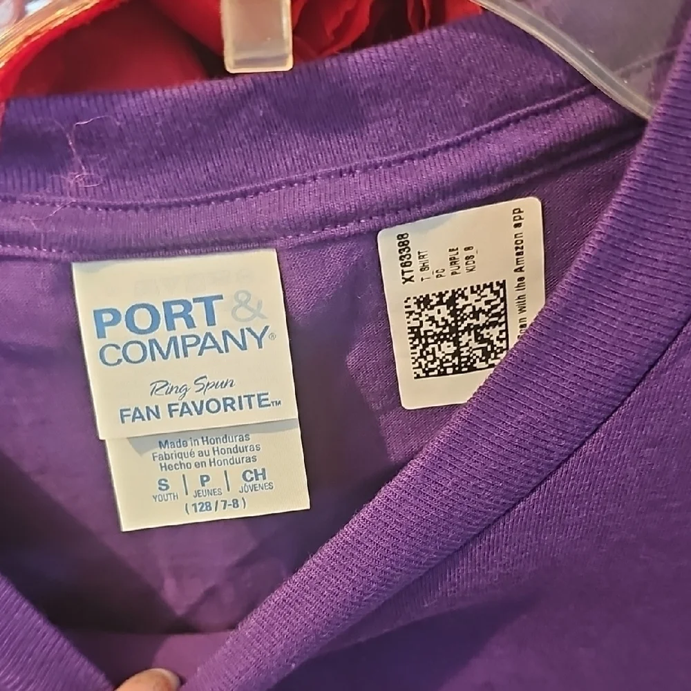 P.S. I Love You Kids Purple T-Shirt Size Small